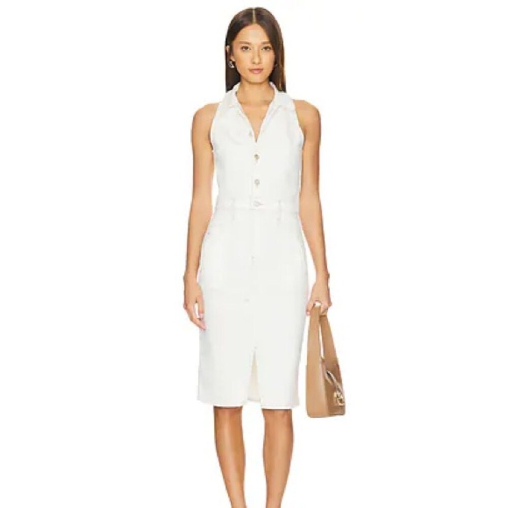 nwt Halter Utility Dress in Whisper - Hudson Jeans